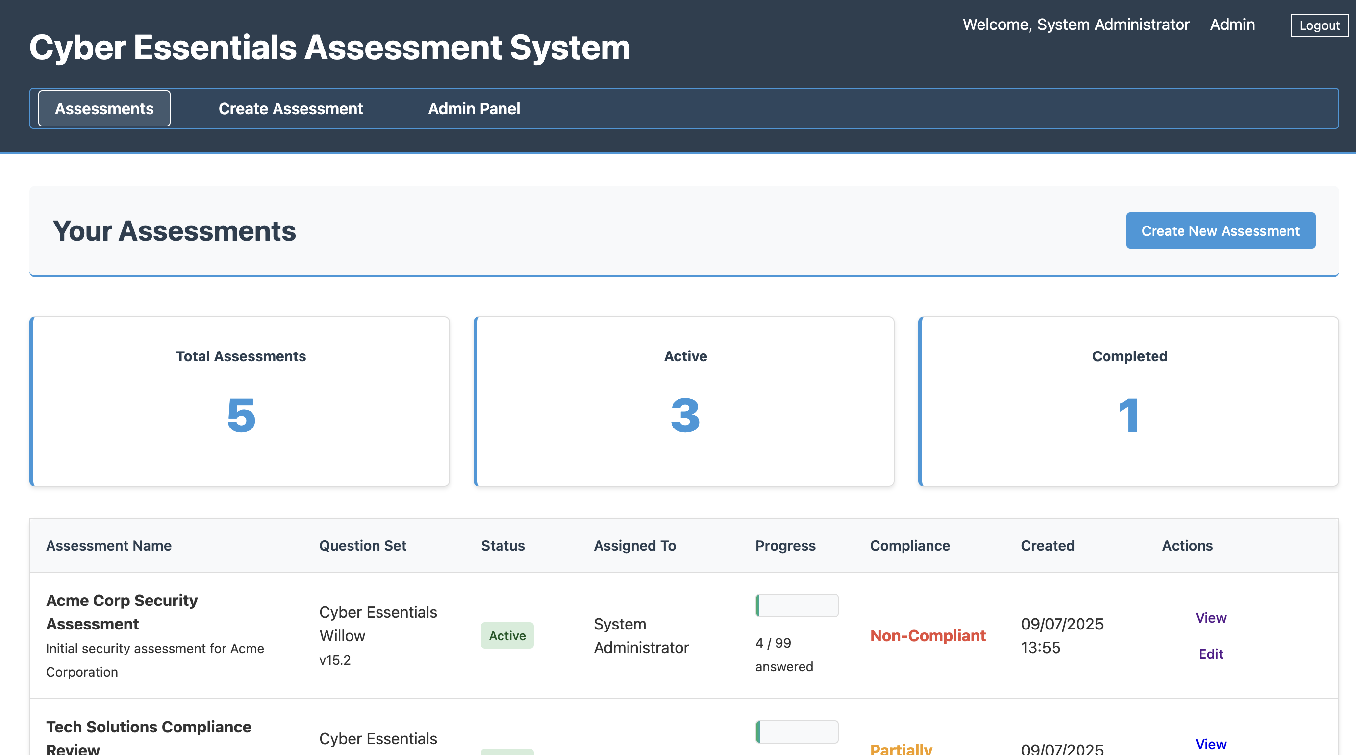 CyberLights Assessment preview