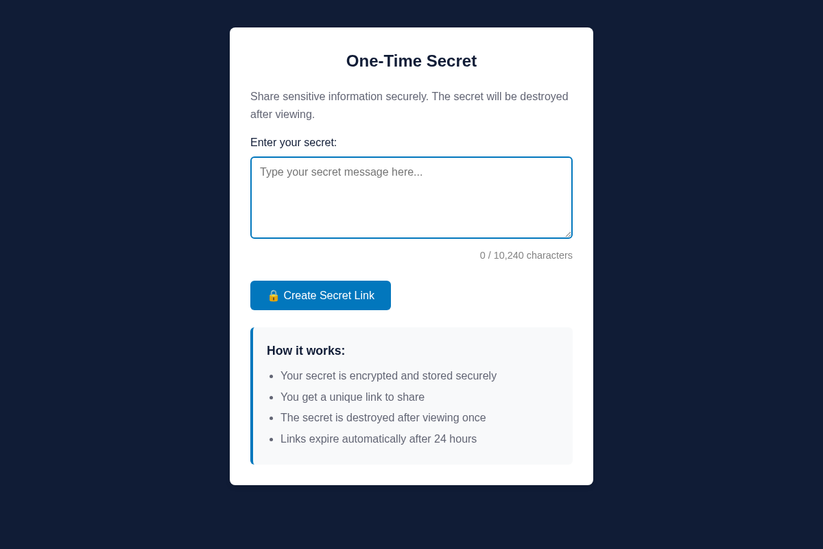 Custodia Privnote preview